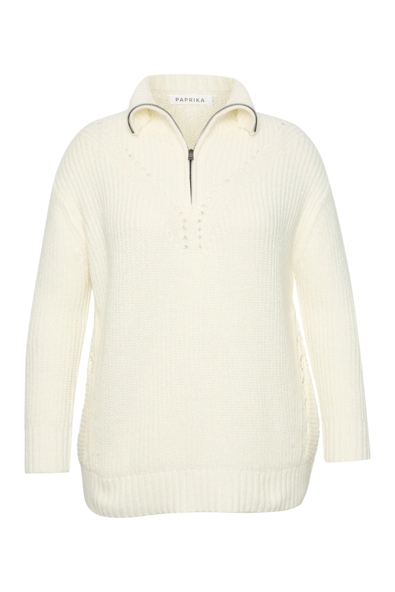 Pull uni col zippé – Image 9