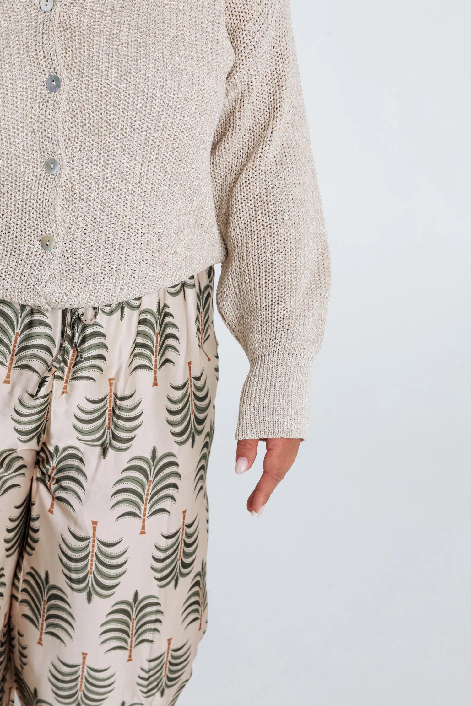 Cardigan boutonné uni – Image 6