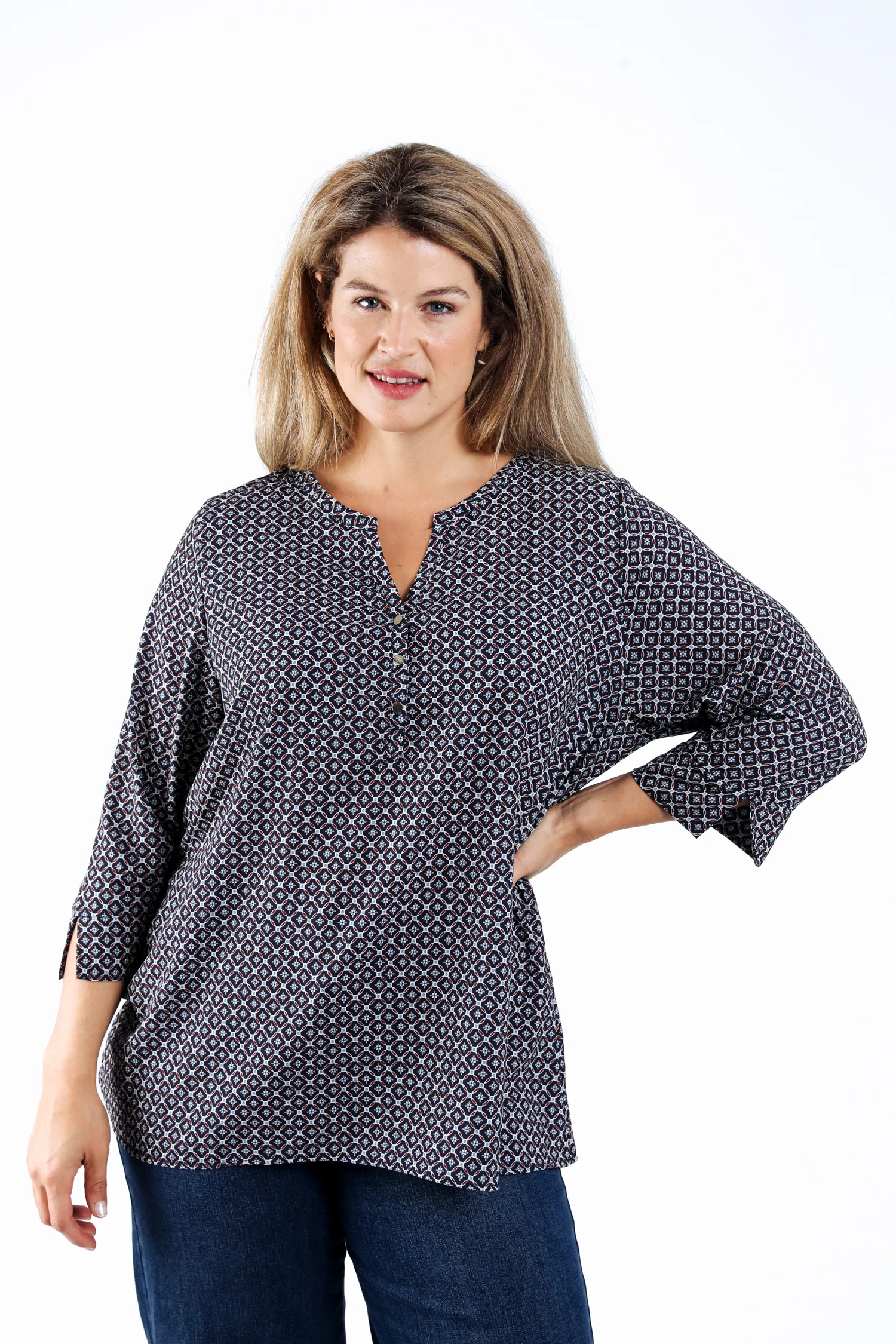 Blouse imprimé graphique
