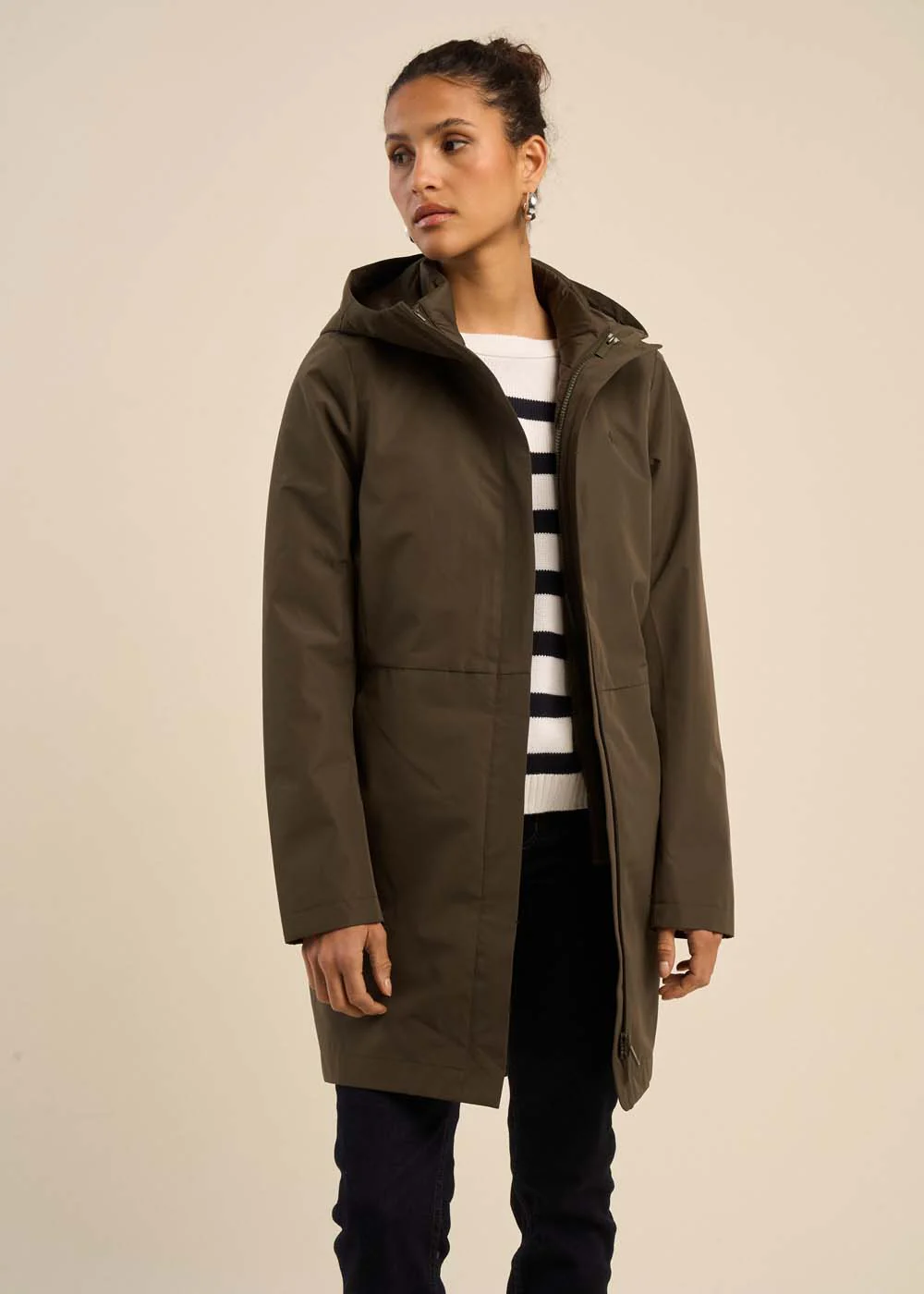 Parka longue déperlante