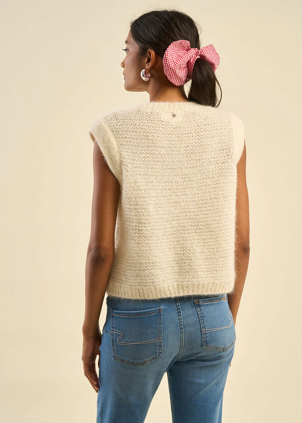 Pull à col rond sans manches – Image 3