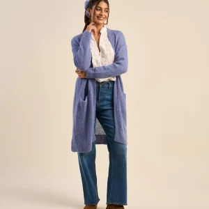 Gilet mi-long ouvert