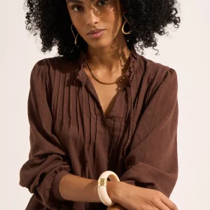 Blouse en gaze de coton
