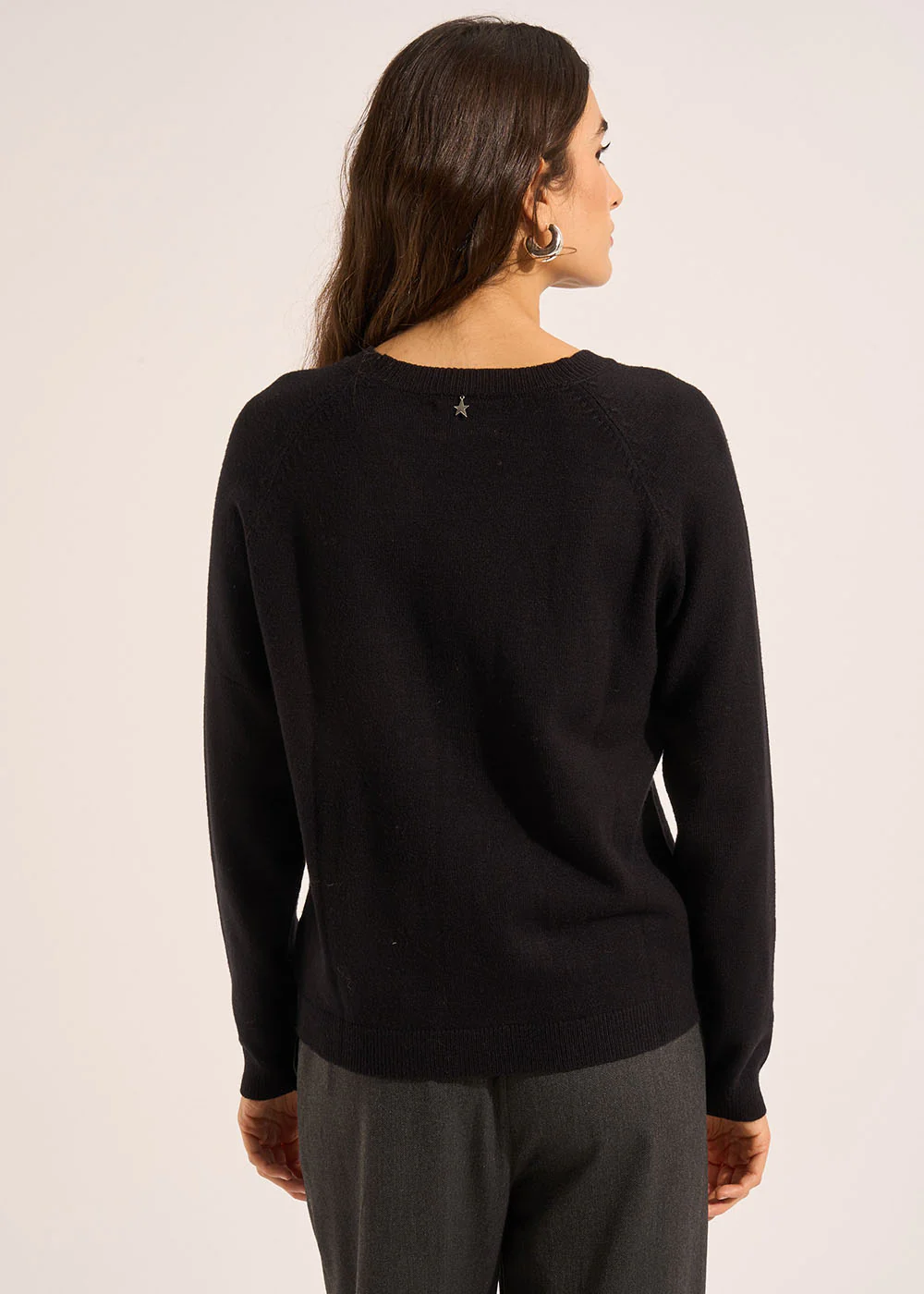 Pull col rond avec manches longues – Image 3