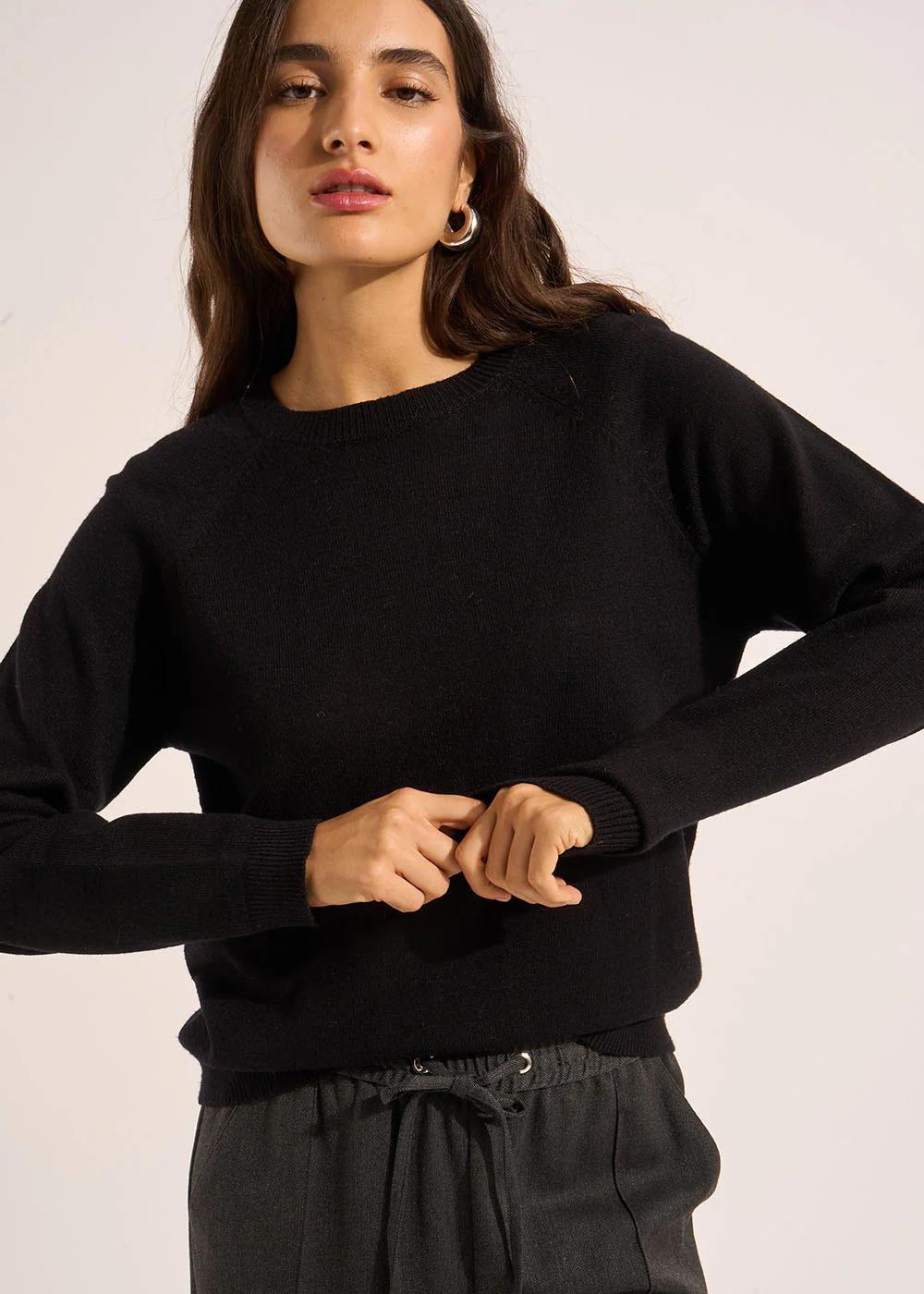 Pull col rond avec manches longues – Image 5
