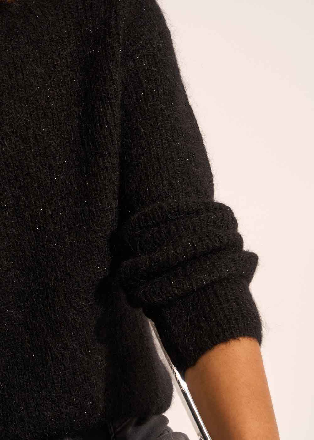 Gilet maille scintillante