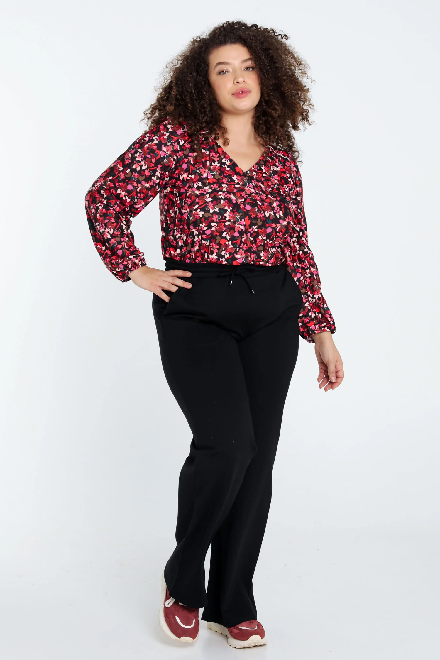 Pantalon large uni – Image 9
