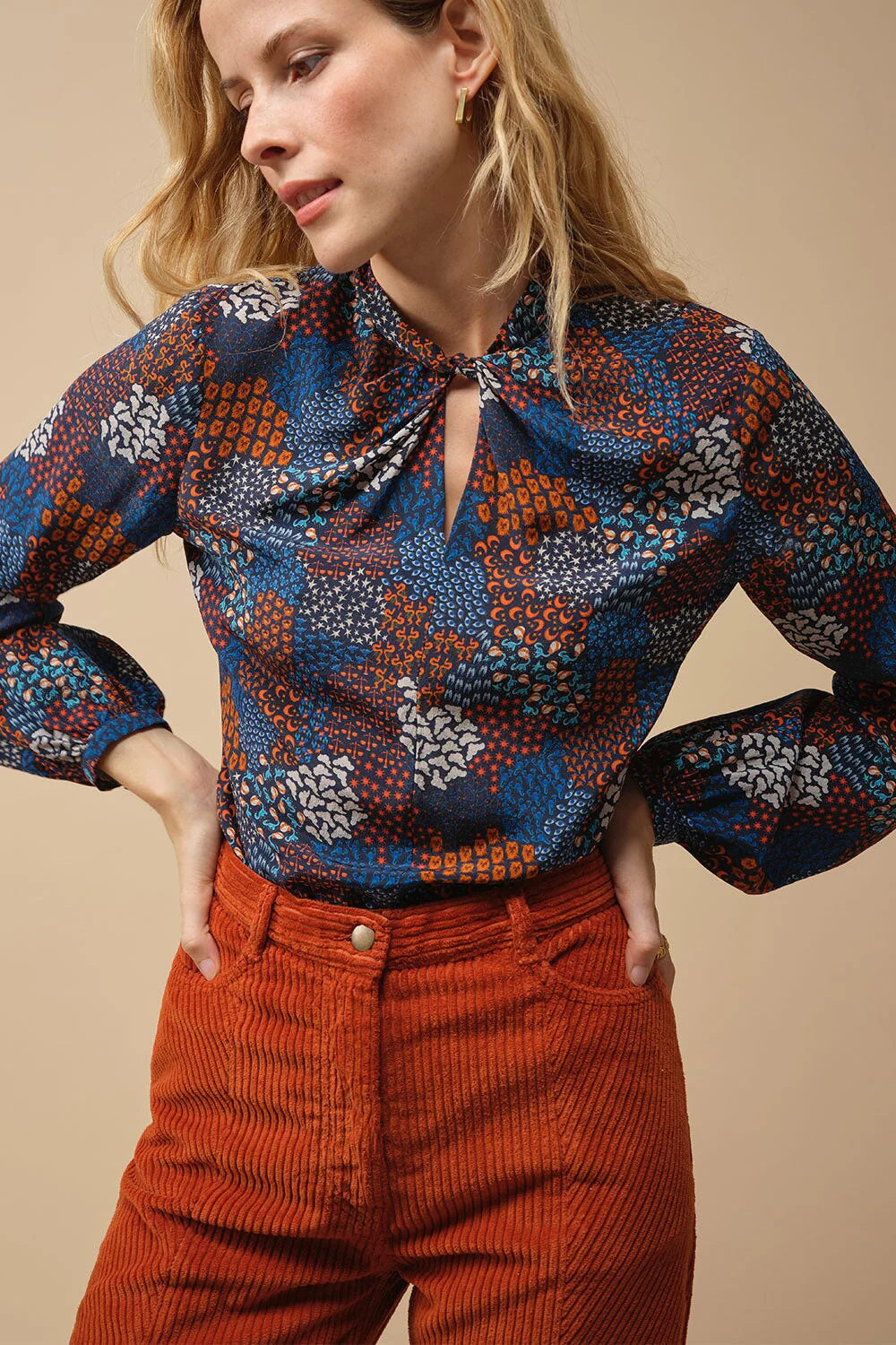 Blouse Olympe en soie Zodiac