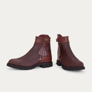Boots Espagnole en cuir marron