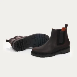 Boots en cuir marron - Aventura