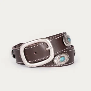 CEINTURE TURQUOISE MARRON