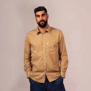 CHEMISE TRADITION POIS Gipsy Tan
