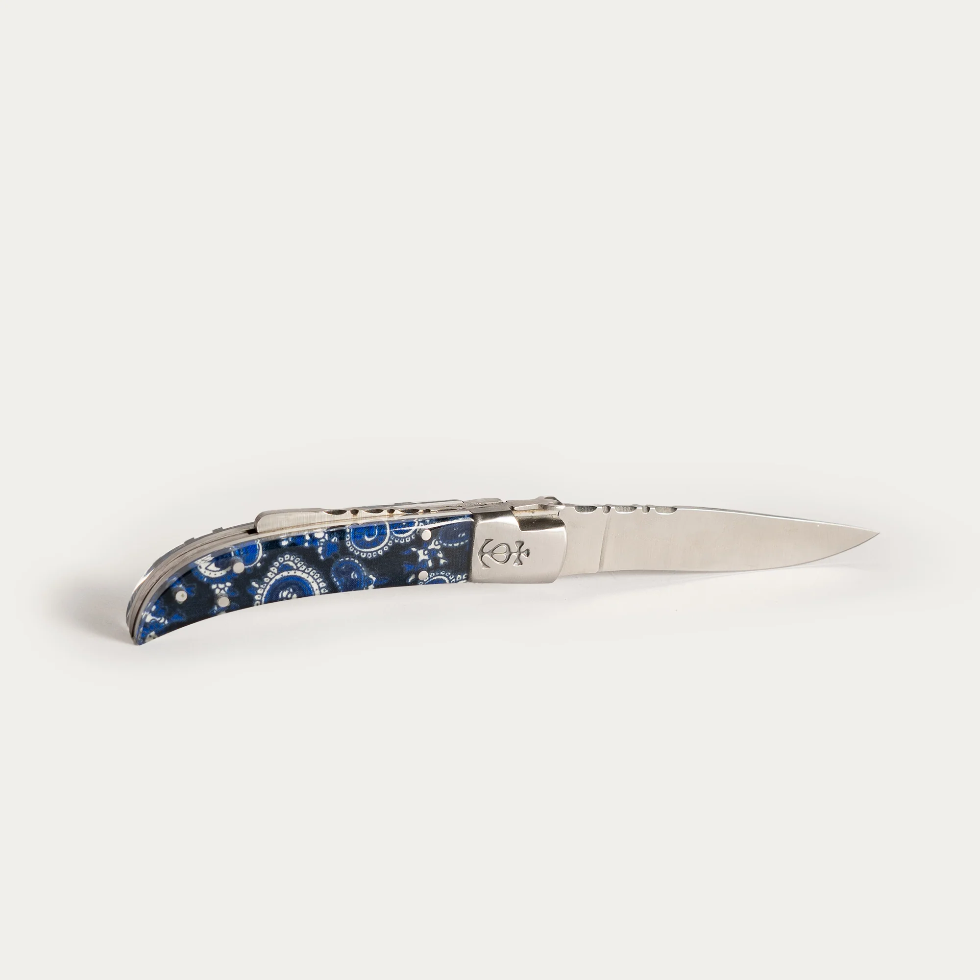 COUTEAU INDIENNES Petit Cachemire Bleu