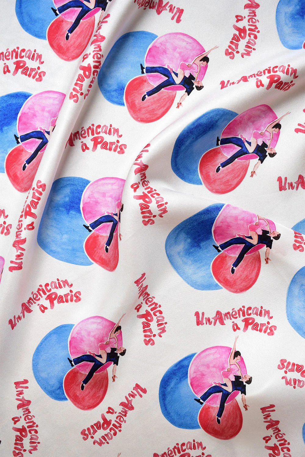 Foulard en soie Un Américain à Paris