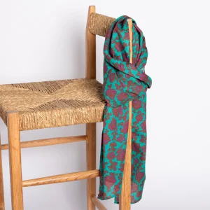 FOULARD MANADE PALAMPORE EMERAUDE