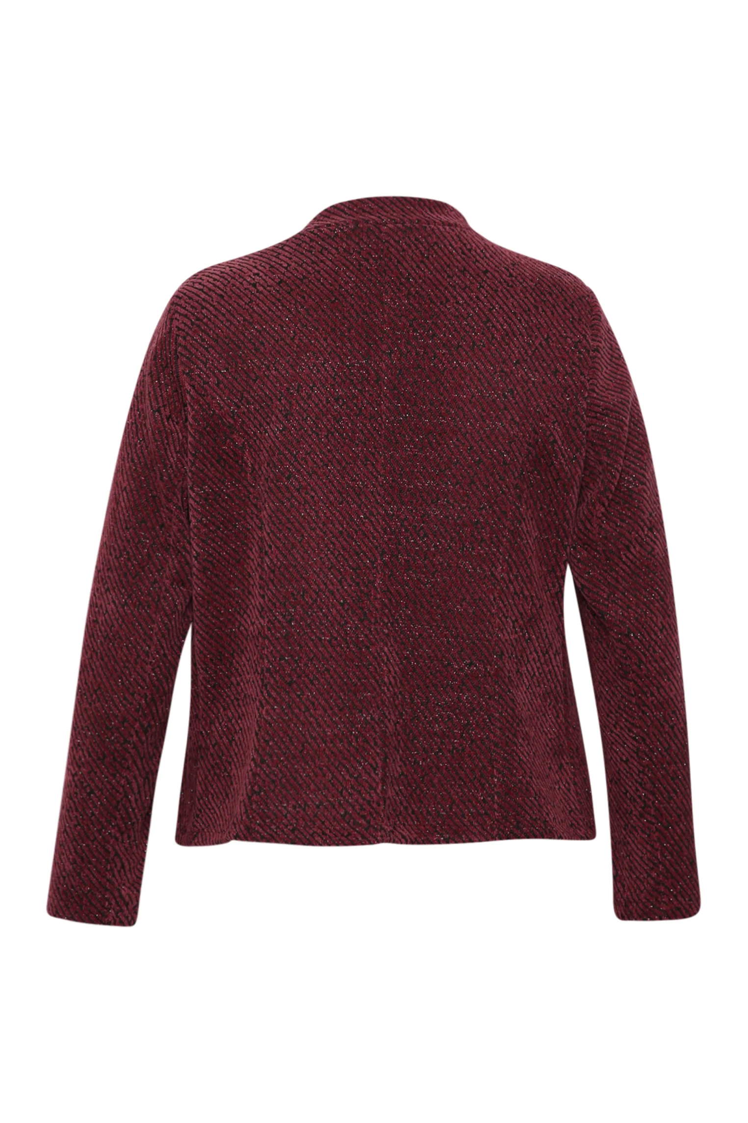 Veste jacquard bicolore avec lurex – Image 8