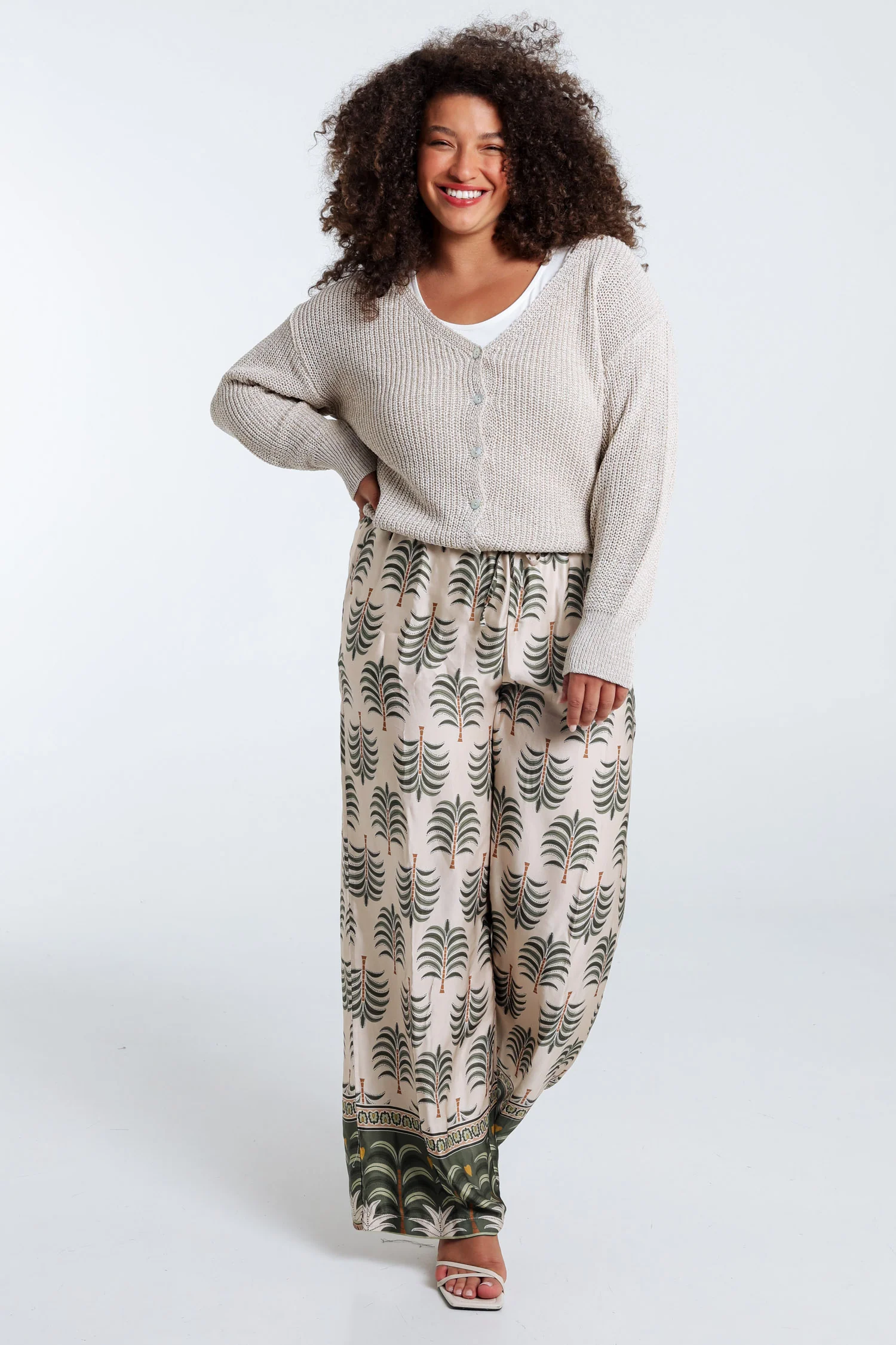 Cardigan boutonné uni – Image 8