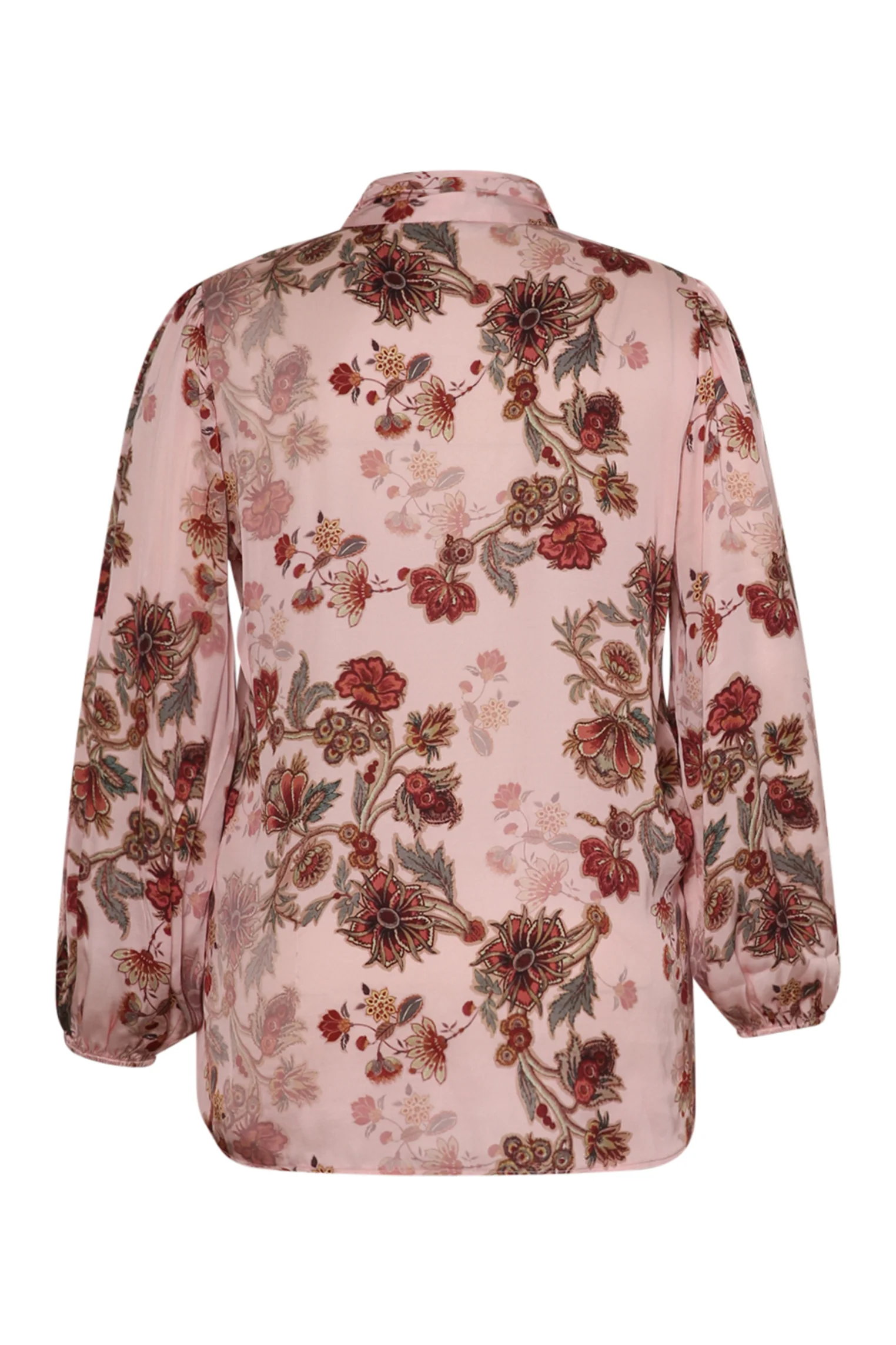 Chemise en viscose avec lavalière imprimé fleurs – Image 8