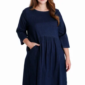 Robe courte en jeans