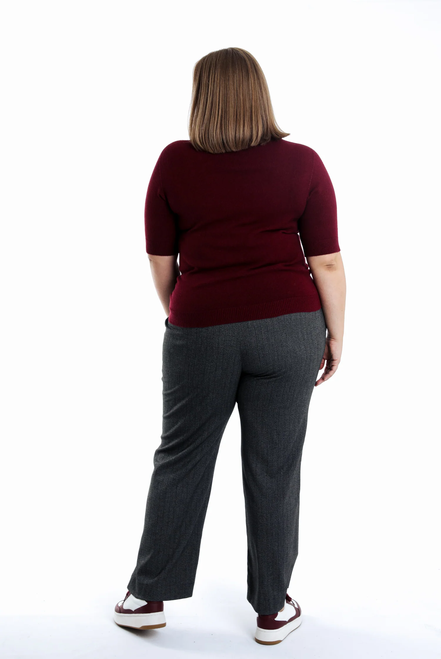 Pull manches courtes uni – Image 2
