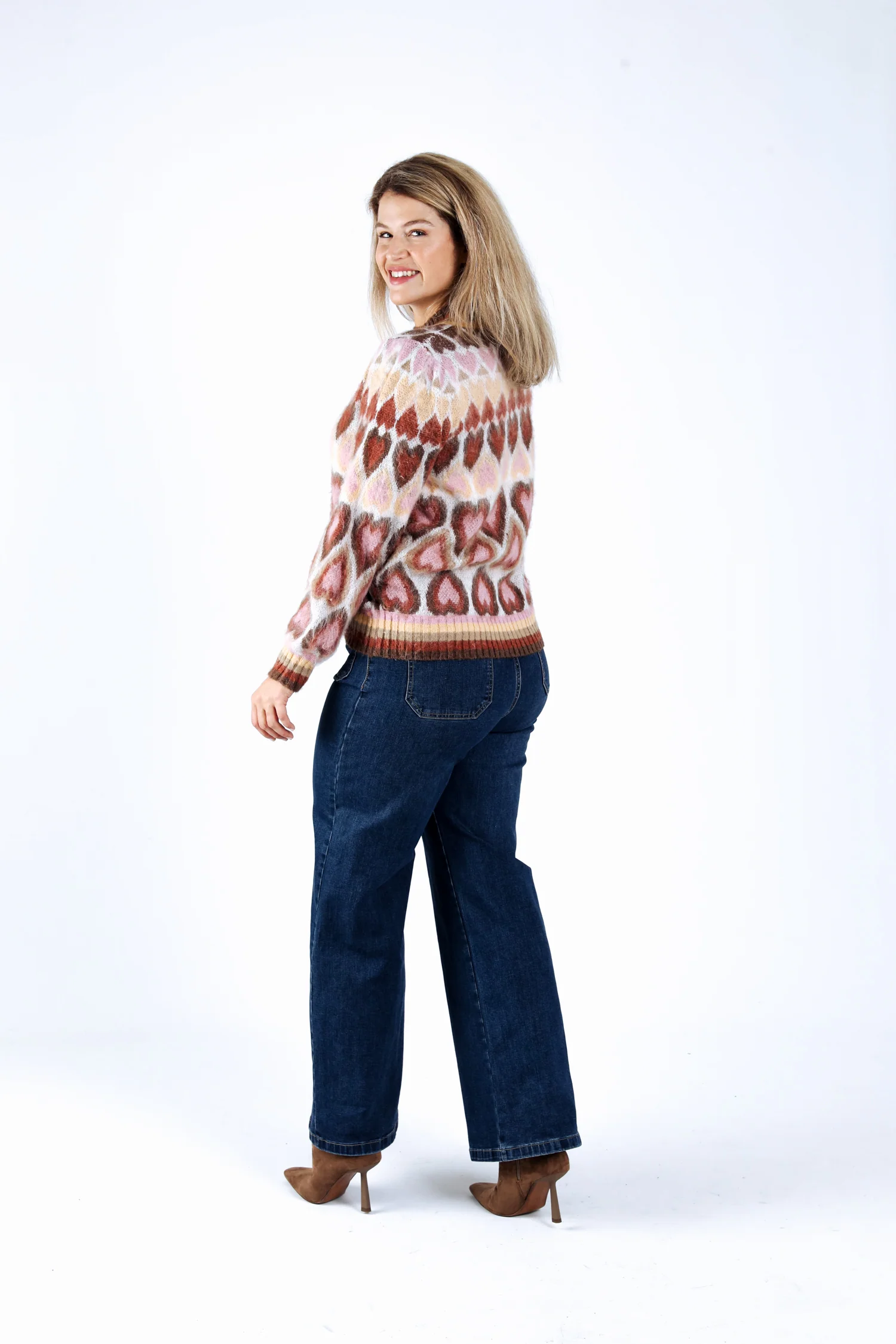 Pull motif coeur