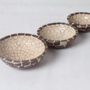 Trois coupelles Coco