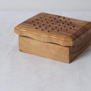 Jeu de Voyage en Bois – Solitaire & Dominos – Artisanat