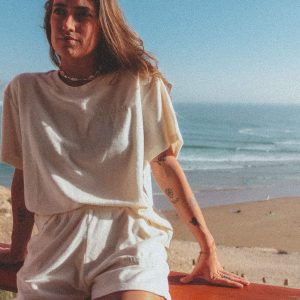 short femme eponge