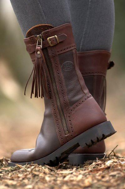 Demi Bottes Espagnoles marron